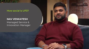Nav Venkatesh, talks about the social side of UP3