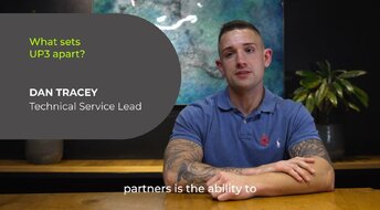 Dan Tracey talking about what sets UP3 apart