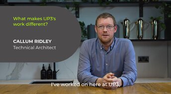 Callum Ridley talking about what makes UP3's work different
