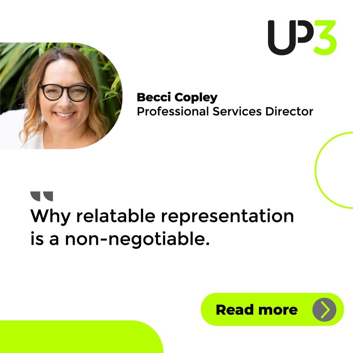 Representation is not representative enough in tech | UP3